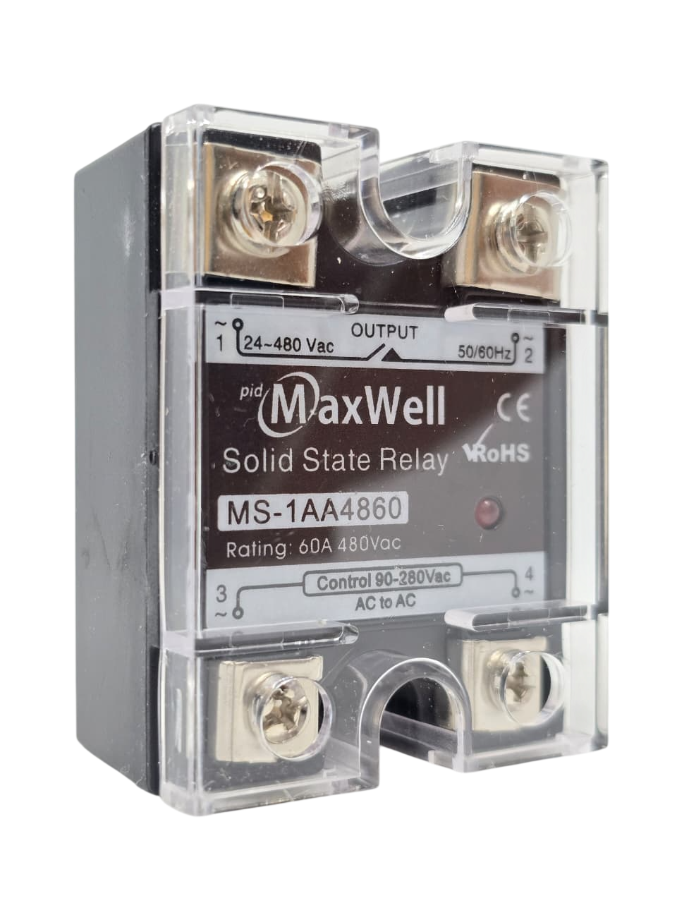 RELÉ DE ESTADO SÓLIDO MAXWELL 60A